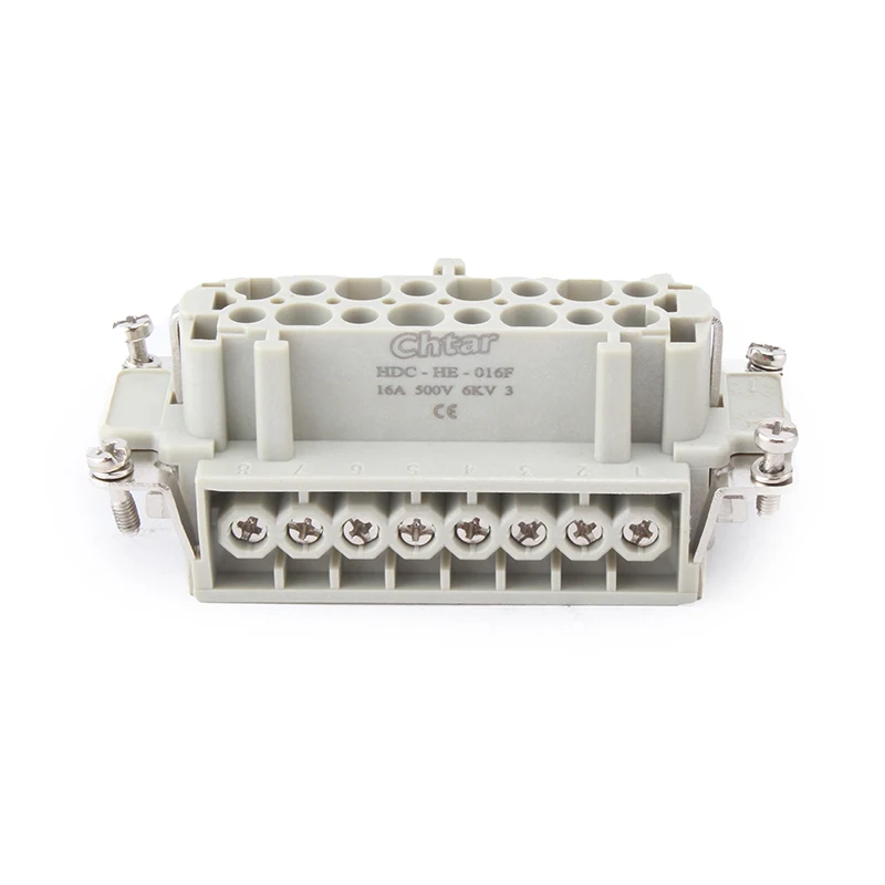 M/F 16 kontaktų įdėklas didelės apkrovos jungtis